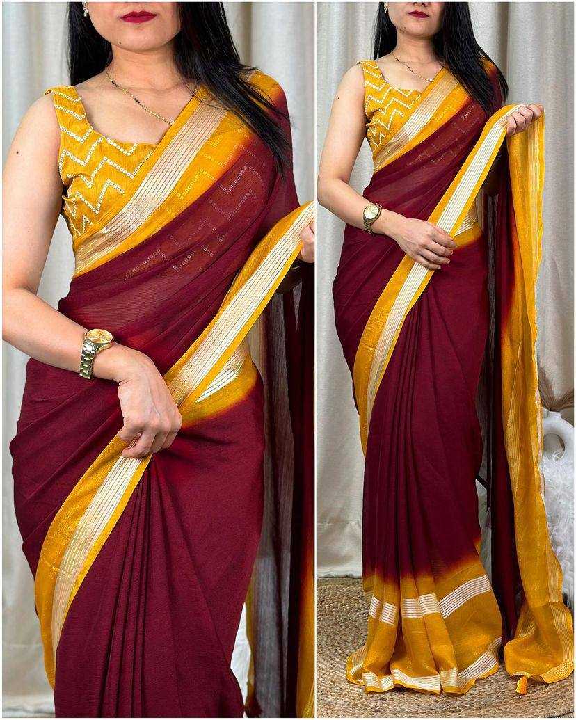 YNF CHIFFON RSF 696 WHOLESALE SAREES MANUFACTURER